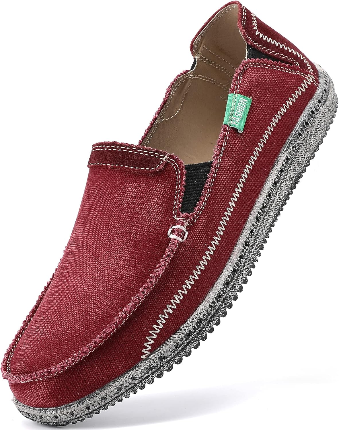 VILOCY Mens Slip on Deck Shoes for Casual Beach and Boat Wear