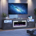 VITESSE TV Stand Fireplace for TVs up to 90 in - Modern LED Media