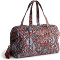 Vera Bradley Women's Miramar Weekend Bag in Premium Cotton Fabric