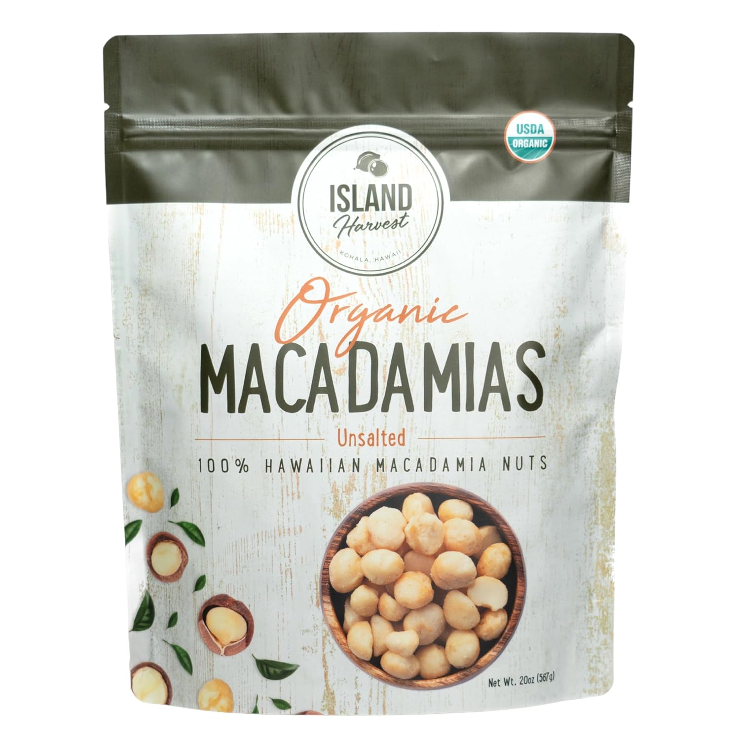Organic Macadamia Nuts - Keto Friendly and Heart-Healthy Snack