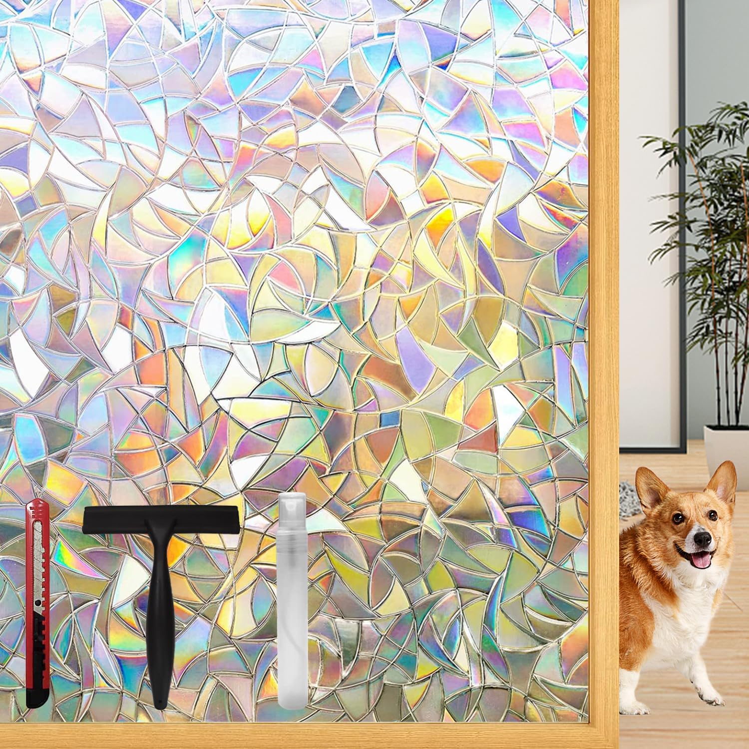 Rainbow Window Privacy Film for Stunning Aesthetic Appeal