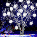 Outdoor Christmas Balls Lights Tree Lights 4 Pack - Waterproof LED