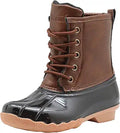 Apakowa Kids Duck Boots Waterproof Rain Boot for All Ages