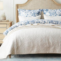 100% Cotton Paisley Quilt Set King Size - Lightweight All-Season