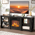 Fireplace TV Stand for up to 70 in TVs - Farmhouse Media Console