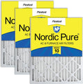 Nordic Pure 20x20x2 Pleated MERV 10 Air Filters 3 Pack - Reliable Home