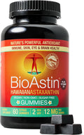 BioAstin Hawaiian Astaxanthin 12mg Gummies - Premium Antioxidant