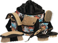 Weaver Leather Horse Grooming Kit 7-Piece Brush Set - Organized Care