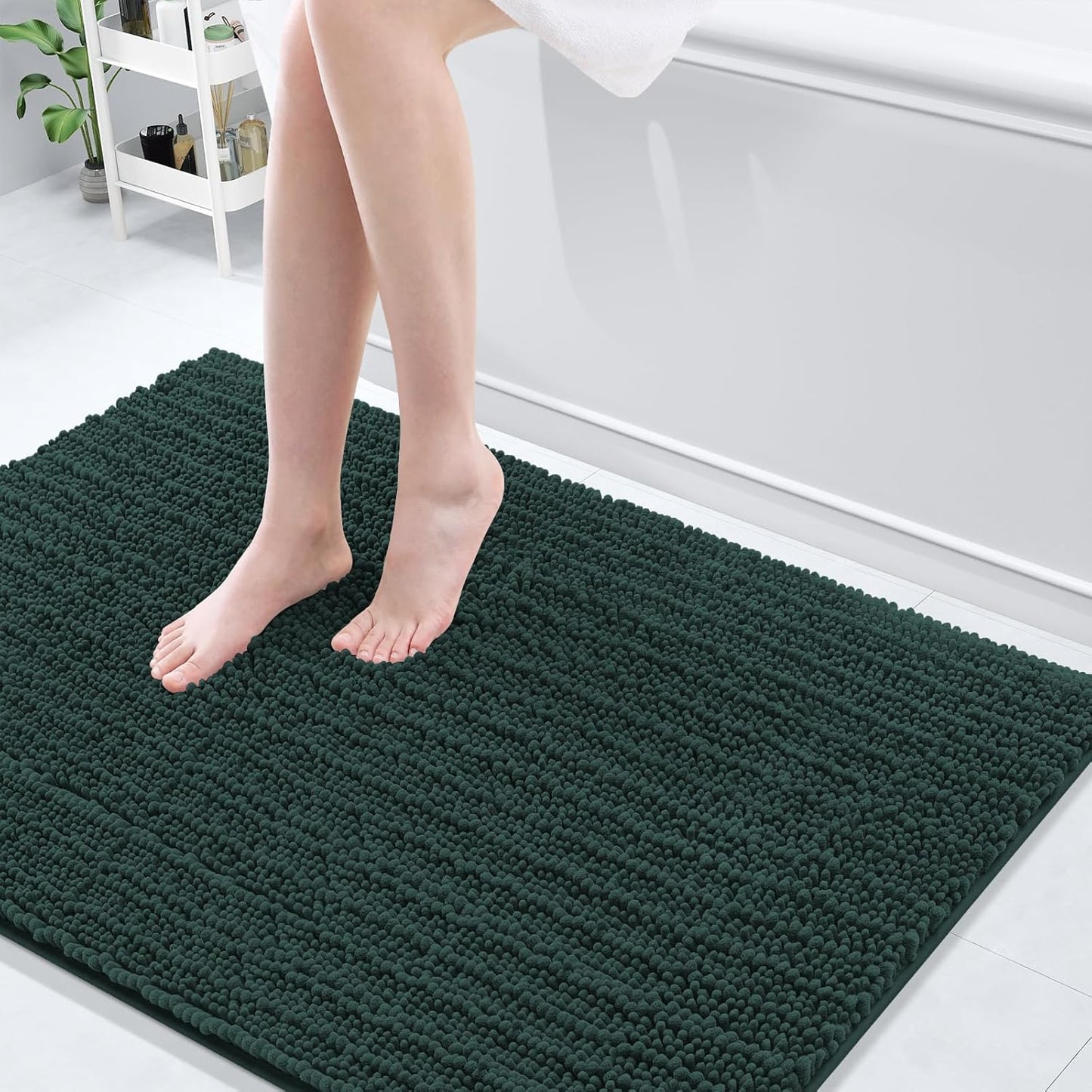 Arotive Luxury Chenille Bathroom Rug Mat for Comfort and Style