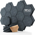 Soundsbay Acoustic Panels 18 Pack Hexagon - High Density Sound
