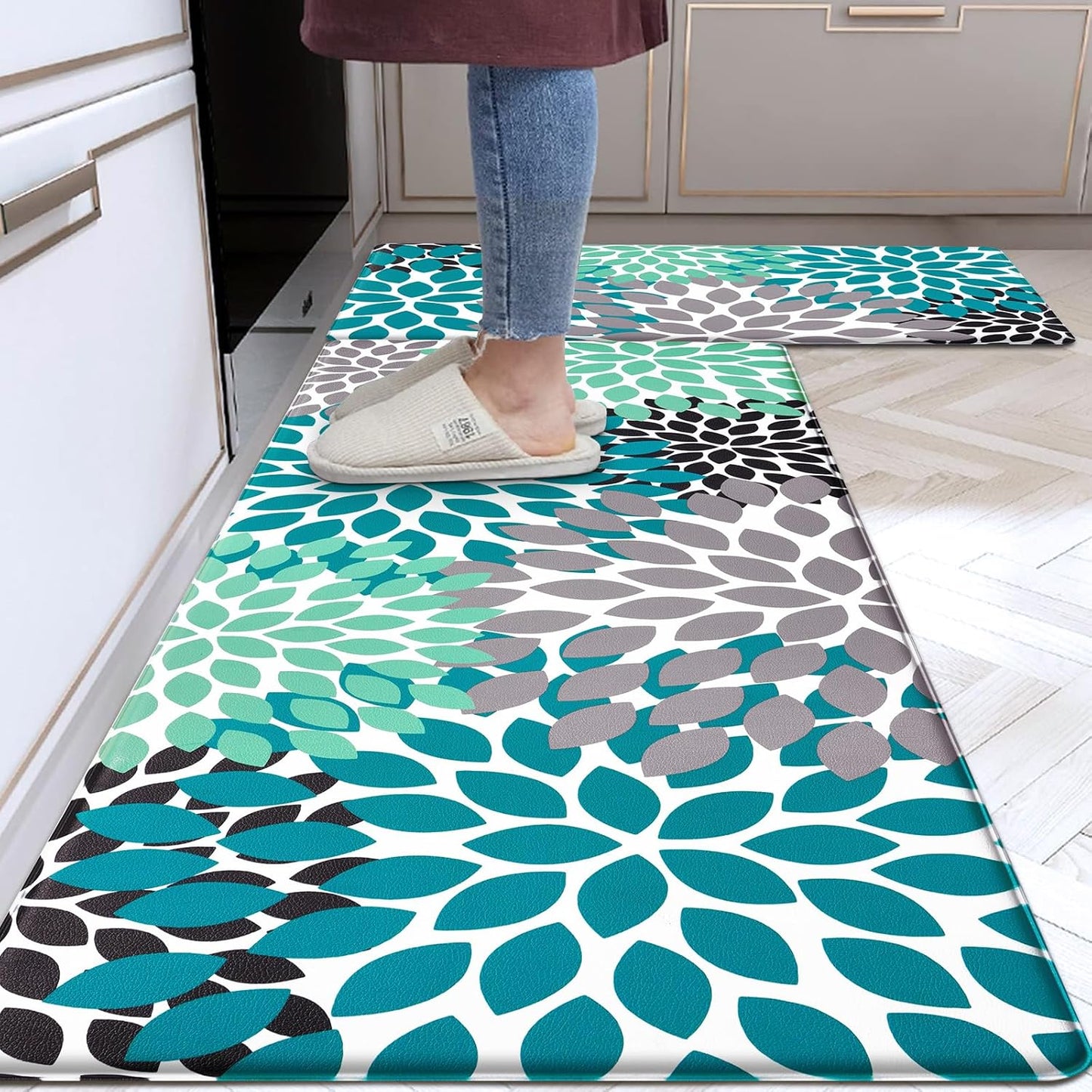 Likiyol Anti-Fatigue Kitchen Mats for Comfort and Safety