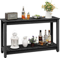 Outdoor Console Table 48 in Weather Resistant HIPS Patio Side Table