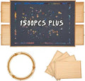 TEAKMAMA 1500 Piece Rotating Puzzle Board with 4 Drawers - Portable