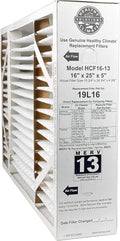 Lennox 19L16 16 x 25 x 5 in MERV 13 Boxed Media Air Cleaner