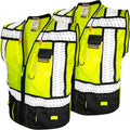 High-Vis Safety Vest for Men - Class 2 Reflective Vest with Pockets