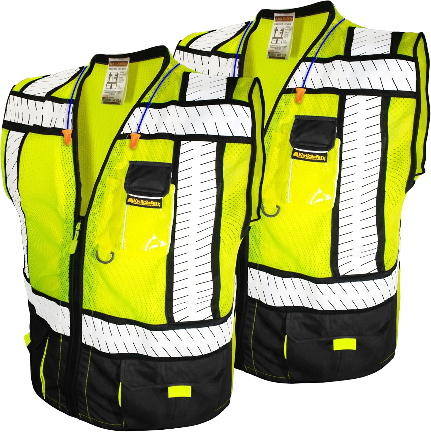 KwikSafety SHERIFF & SPECIALIST Safety Vest with Multi-Use Pockets