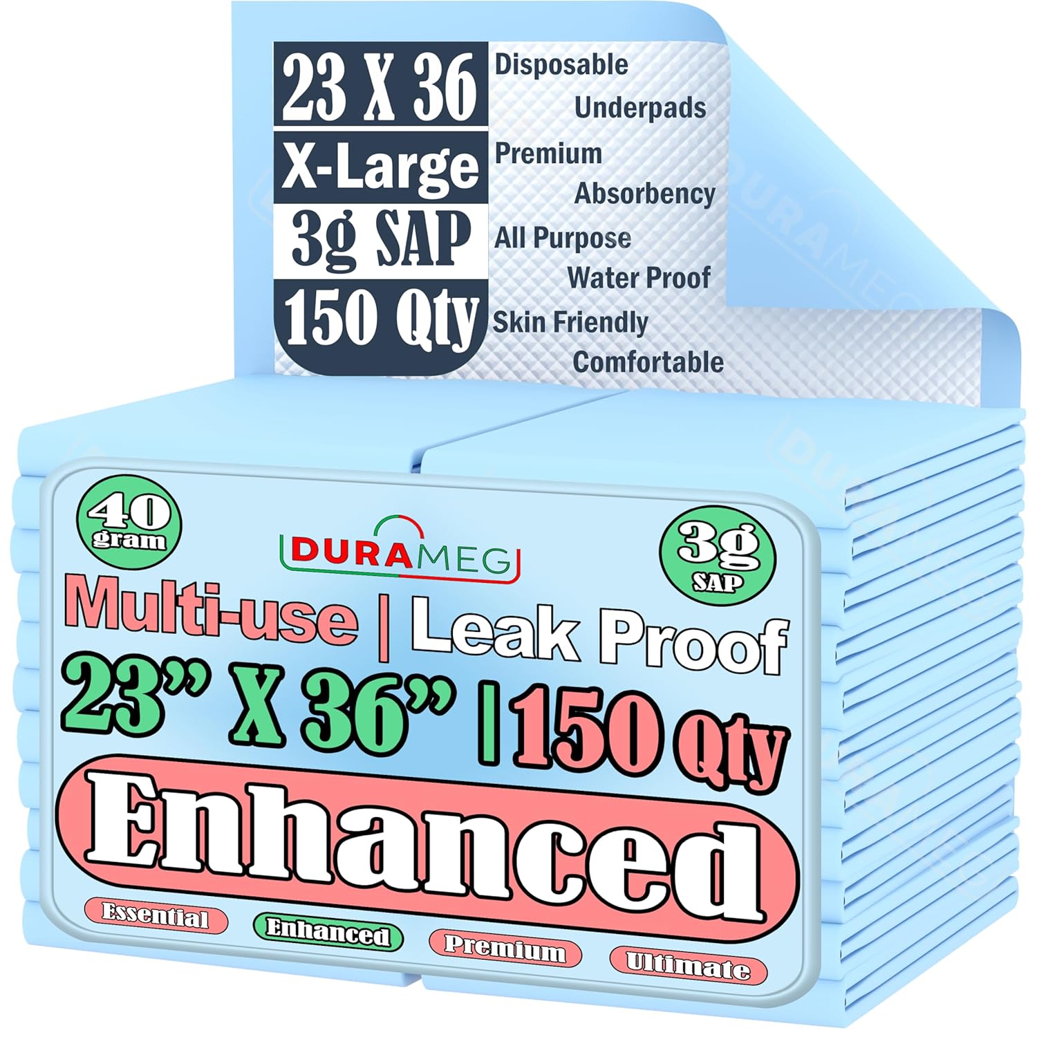 Disposable Puppy Pads - Medical Grade Dog Pads for All Ages