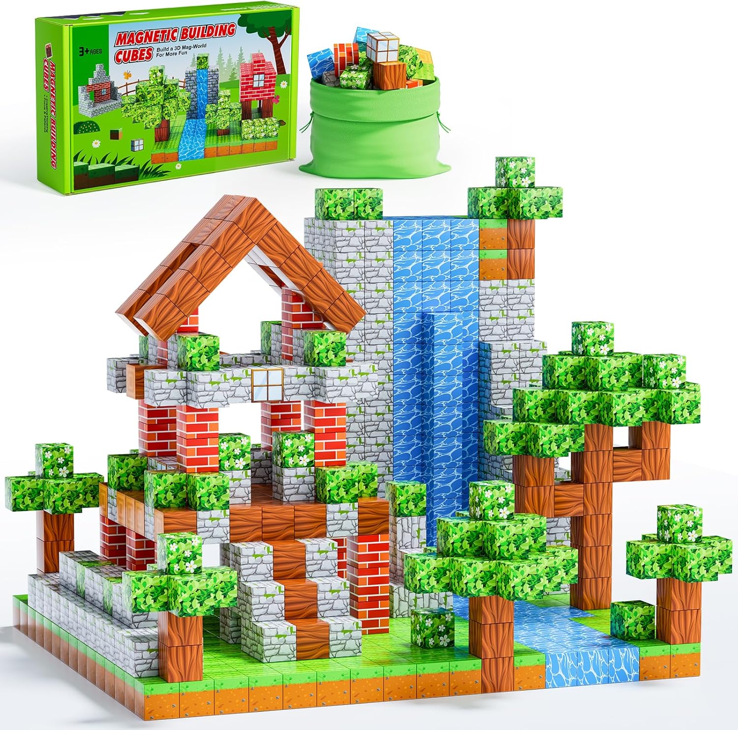 STEM Magnetic Blocks Set - Creative Learning Toy