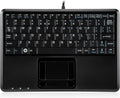 Perixx PERIBOARD-510H Plus Wired Super Mini USB Touchpad Keyboard