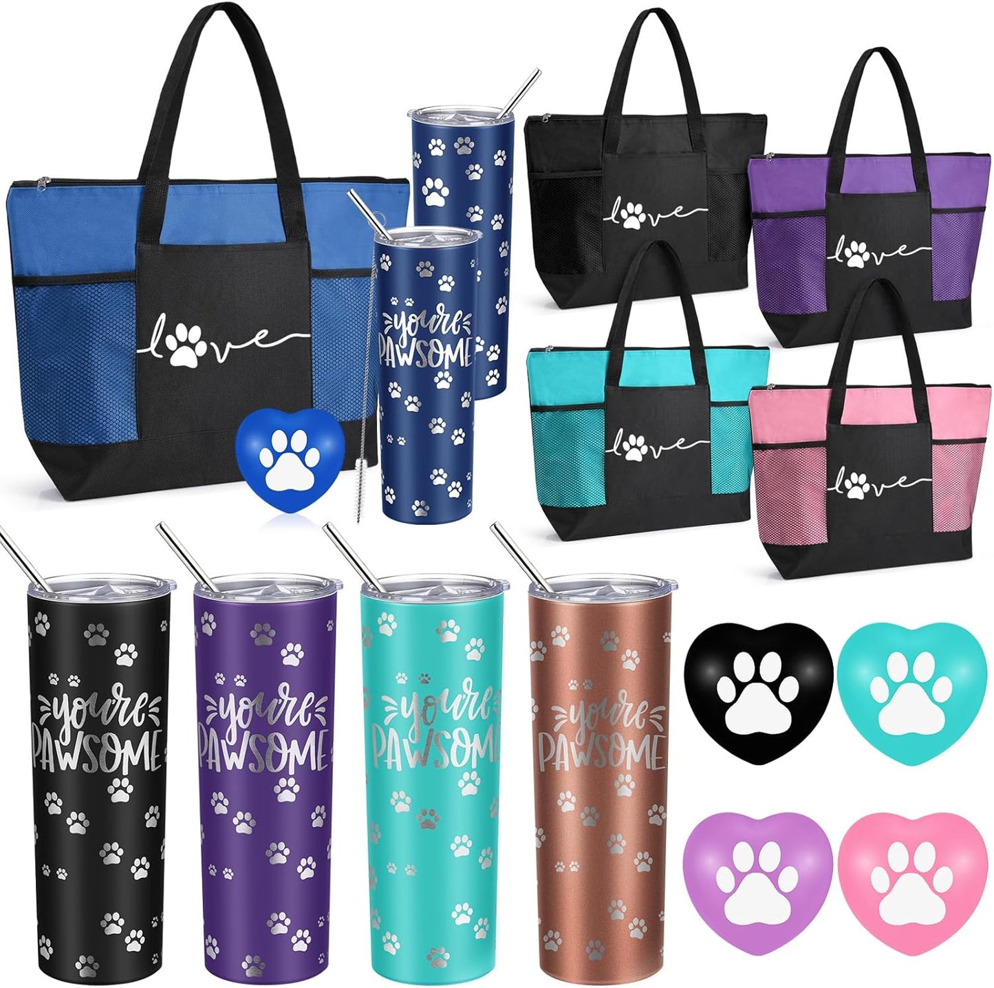 Veterinary Technician Week Gift Set with Tumbler and Tote Bag