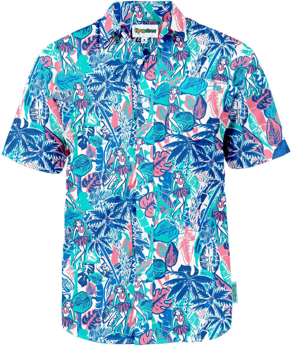 Tipsy Elves Hawaiian Shirts for Men - Perfect for Summer Fun