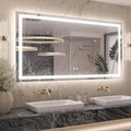 Keonjinn LED Bathroom Mirror 55 x 30 - Frontlit & Backlit, Dimmable