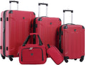 Travelers Club Chicago Hardside Expandable Spinner Luggage 5-Piece Set