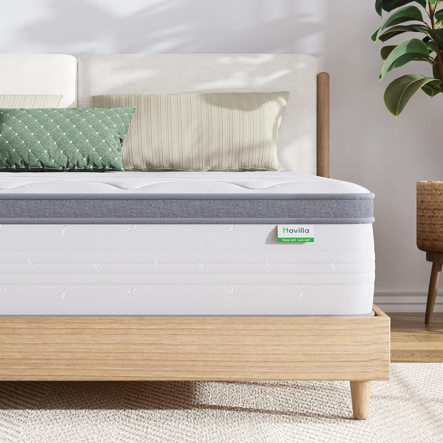 Novilla King Mattress 14 Inch Hybrid for Ultimate Comfort