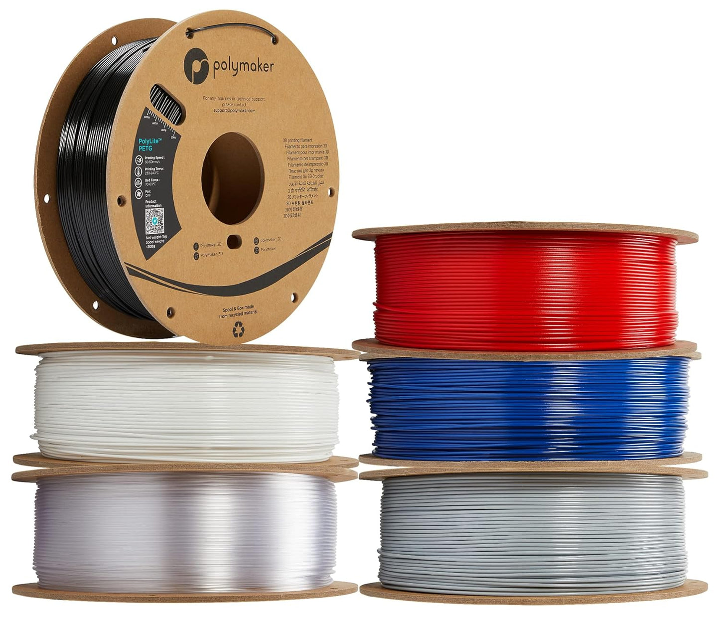 Polymaker PETG Filament 1.75mm for Quality 3D Printing