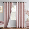 100% Blackout Curtains for Girls Bedroom 90 in Long - Pom Pom Sheer