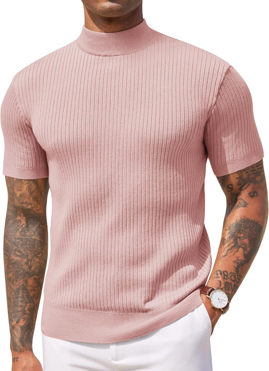 COOFANDY Men's Mock Turtleneck Sweater for Casual Style