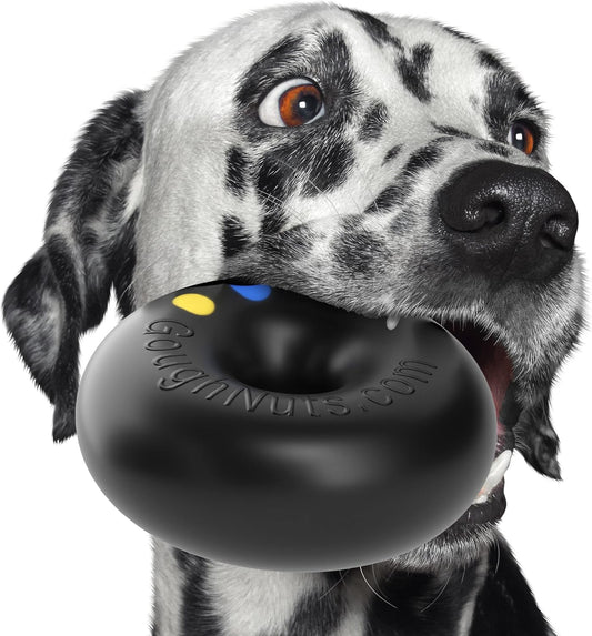 Goughnuts Dog Toys for Aggressive Chewers - Heavy Duty Rubber