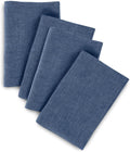 Pure Linen Blue Denim Cloth Napkins Set of 4 - Athena