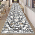 HEBE Hallway Runner Rug 2ft8ft'x14ft - Washable Distressed Boho Runner