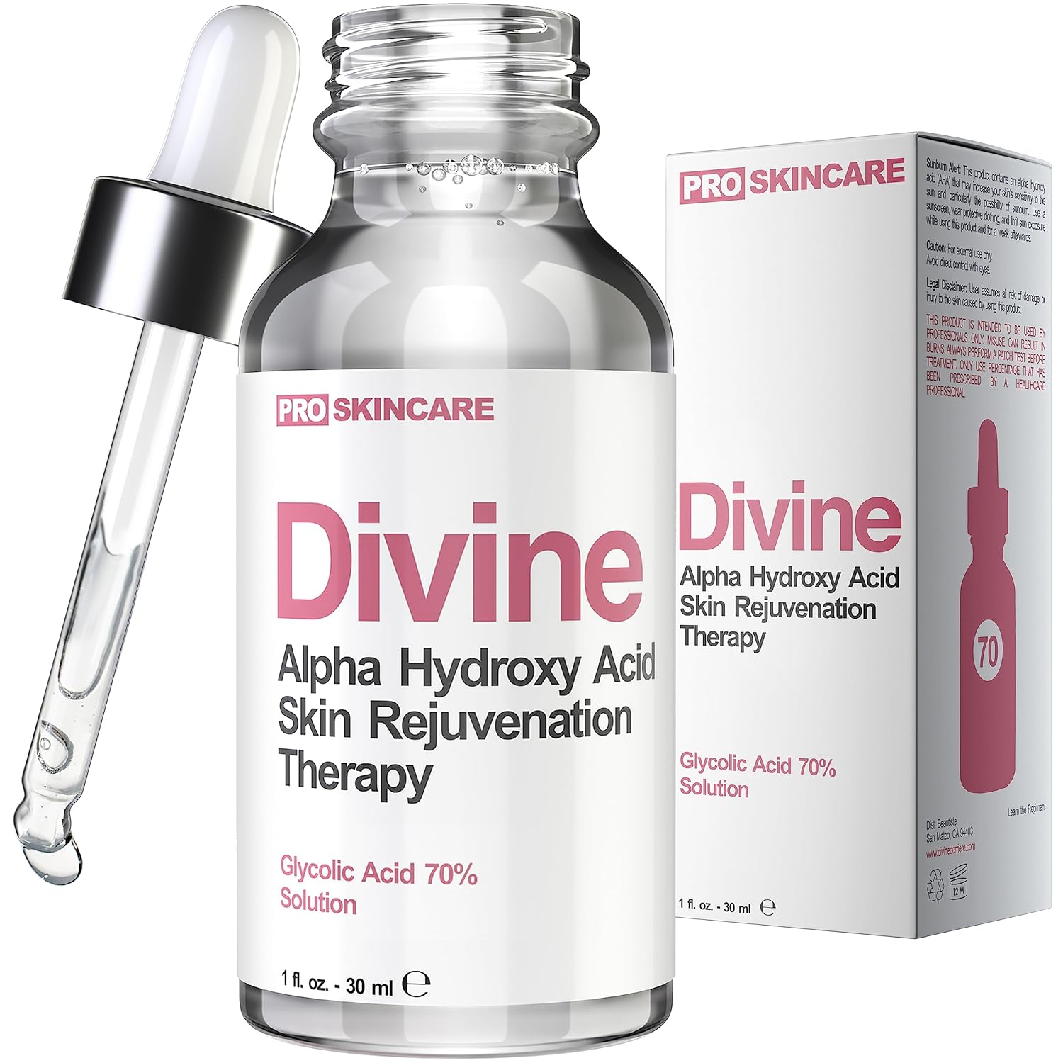 Glycolic Acid Peel 70% for Face - Professional Chemical Peel