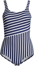 Lands' End Plus Size DD-Cup Chlorine Resistant Scoop Neck Swimsuit