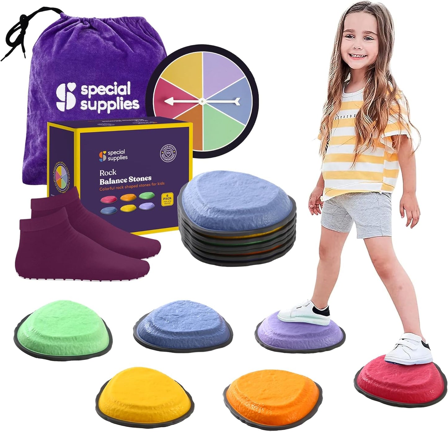 Kid's Balance Rock Stepping Stones