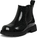 K KomForme Girls Glitter Ankle Boots for Stylish Kids