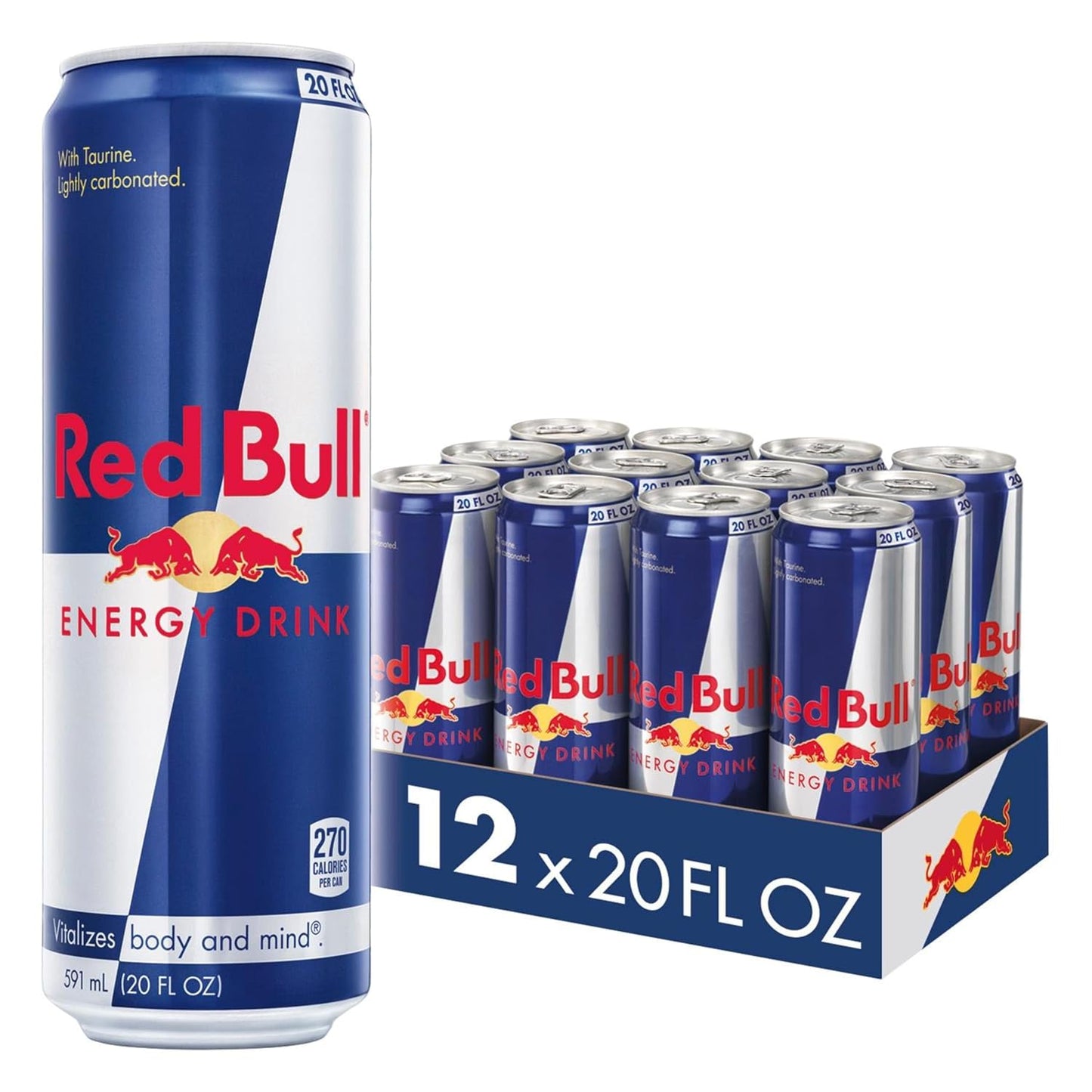 Red Bull Energy Drink with 189mg Caffeine for Ultimate Boost