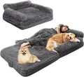 79in Foldable Human Dog Bed for Adults - Extra Large Fluffy Comfort