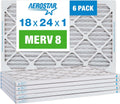 Aerostar 18x24x1 MERV 8 Filters for Cleaner Air Quality
