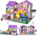 Purple Girls Summer Villa Friends Building Set 3-in-1 Creative 1081