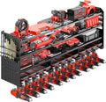 Large Power Tool Organizer Wall Mount - 12 Drill Holder Garage Rack