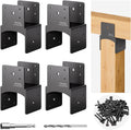 4Pack 6x6 Post Anchor Connector for 6x6 and 6x8 Posts - Durable