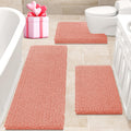 Upgrade Extra Large Coral Bathroom Rug Set for Ultimate Comfort