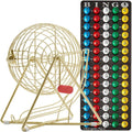 MR CHIPS 11 in Professional Bingo Set with Steel Cage - Durable