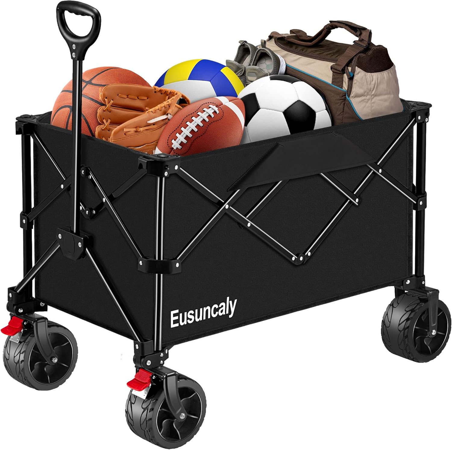 Big Wheels, Heavy Duty: Eusuncaly 200L Folding Wagon