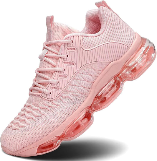 Womens Walking Running Shoes with Air Cushion for Comfort