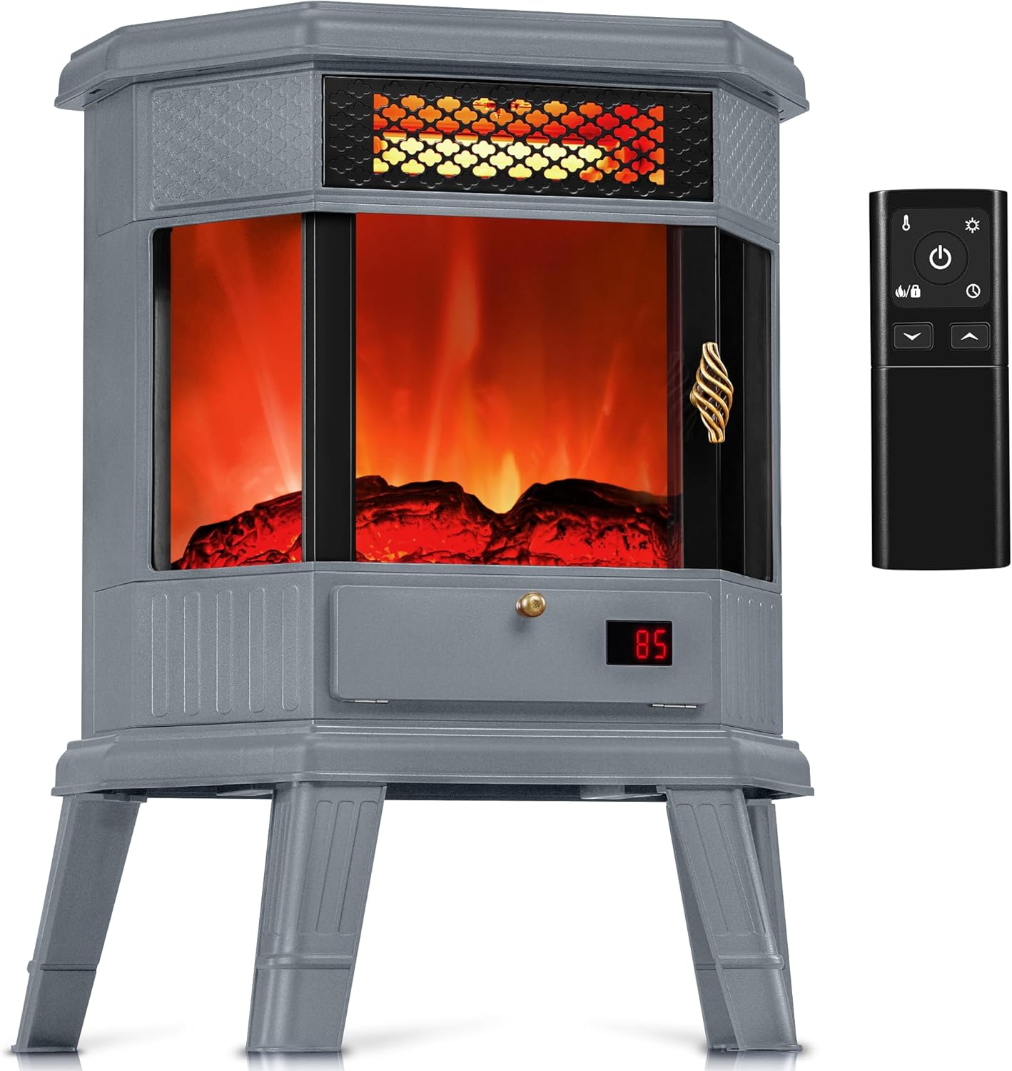RealSmart Electric Fireplace Heater 22 in Freestanding Stove