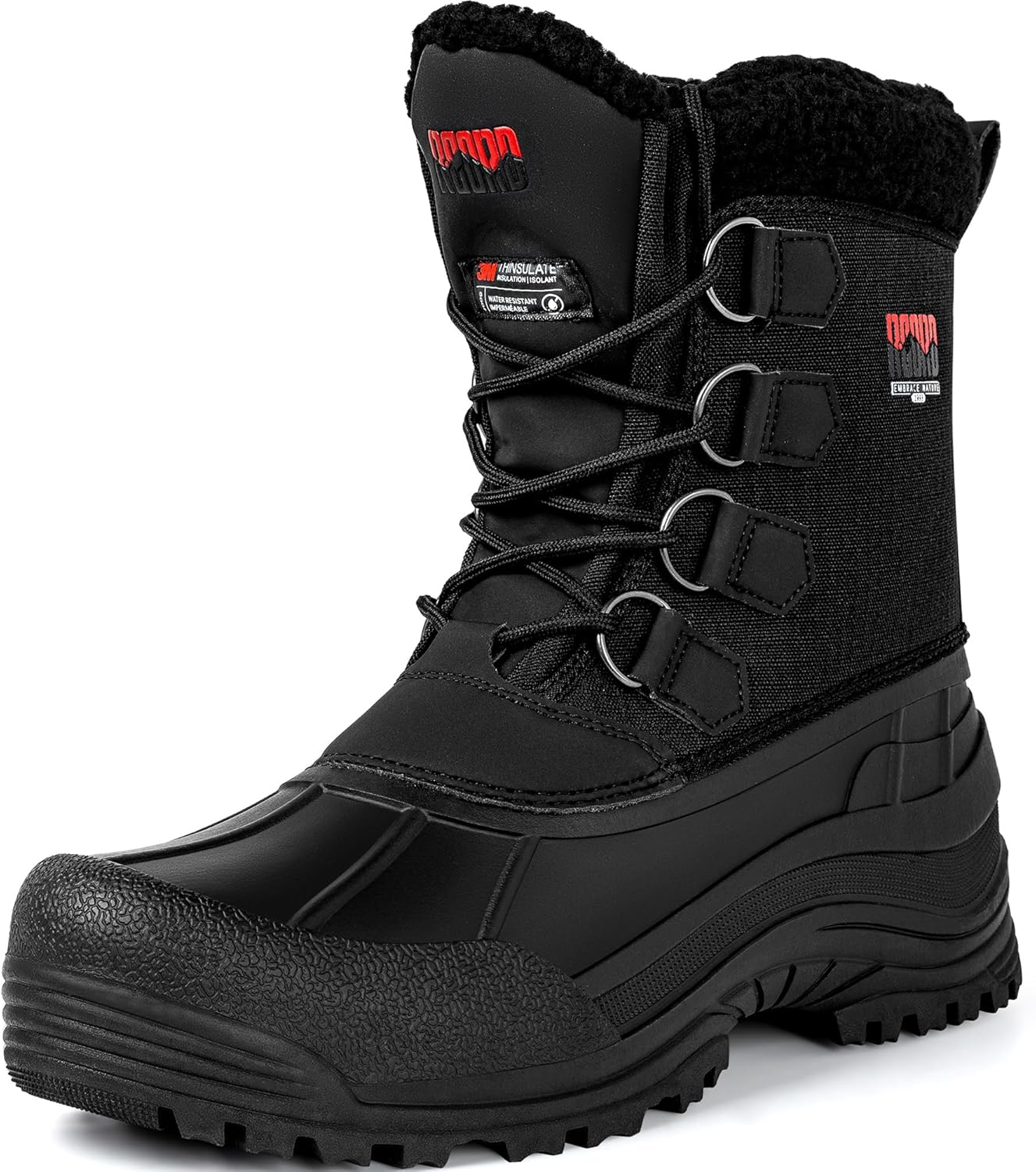 R CORD Snow Boots for Men: Waterproof, Insulated, Durable Winter Wear